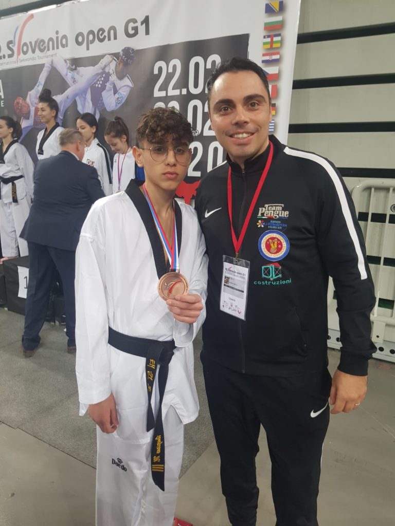 TAEKWONDO TEAM PENGUE: BRONZO A MARIO VENEZIANO IN SLOVENIA