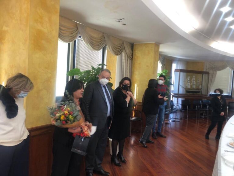 Napoli- Cerimonia di saluto alla segreteria del Consiglio Santa Brancati