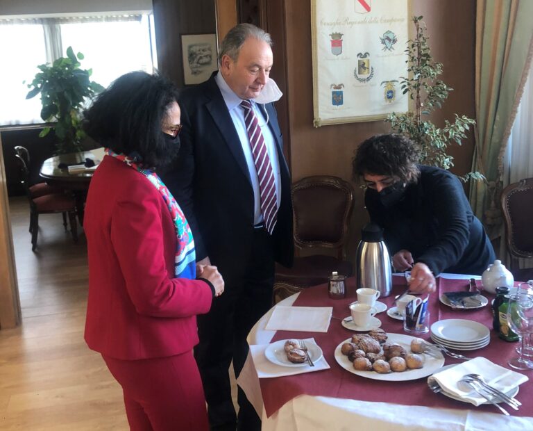 Visita di cortesia della Console della Tunisia al Presidente del Consiglio Regionale.