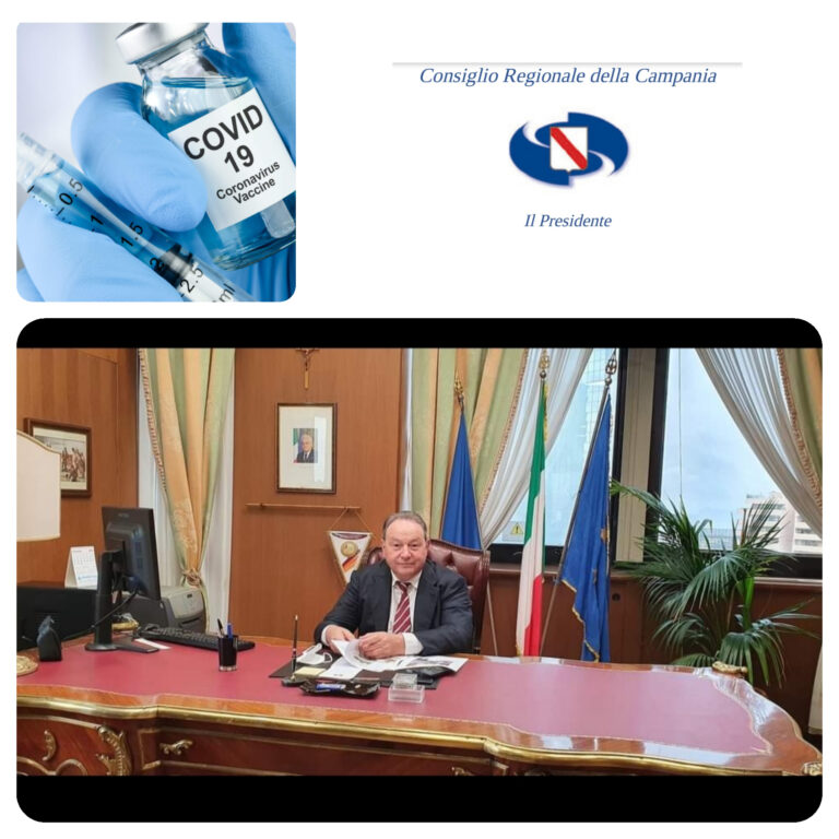 OLIVIERO: “IN ARRIVO 54 MILIONI DI VACCINI IN ITALIA, IL GOVERNO DIA ALLA CAMPANIA LE DOSI CHE GLI SPETTANO DI DIRITTO”