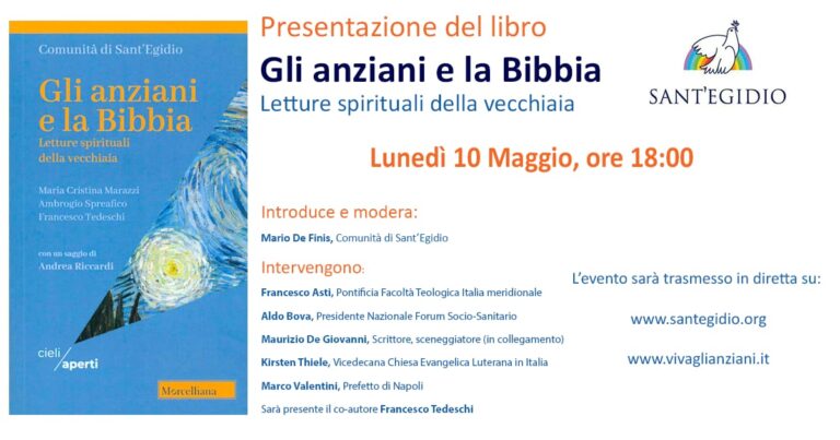 Napoli-Presentazione del libro online “La Bibbia e gli anziani”.