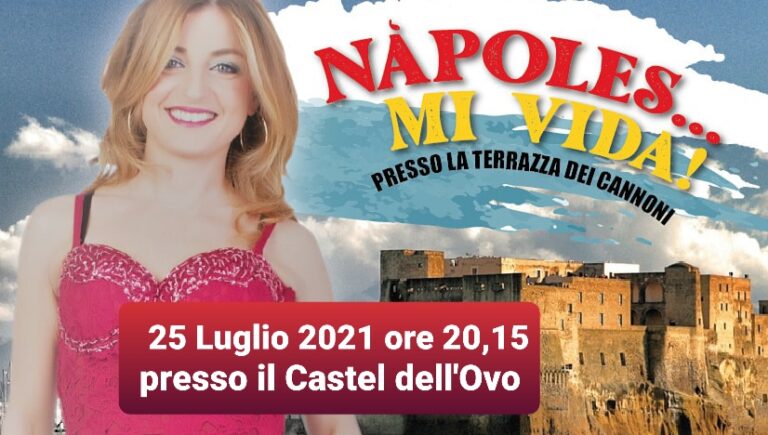 LA LEONESSA DEL CANTO ALESSIA MOIO AL CASTEL DELL’OVO PER LA VOSTRA ESTATE A NAPOLI 2021  