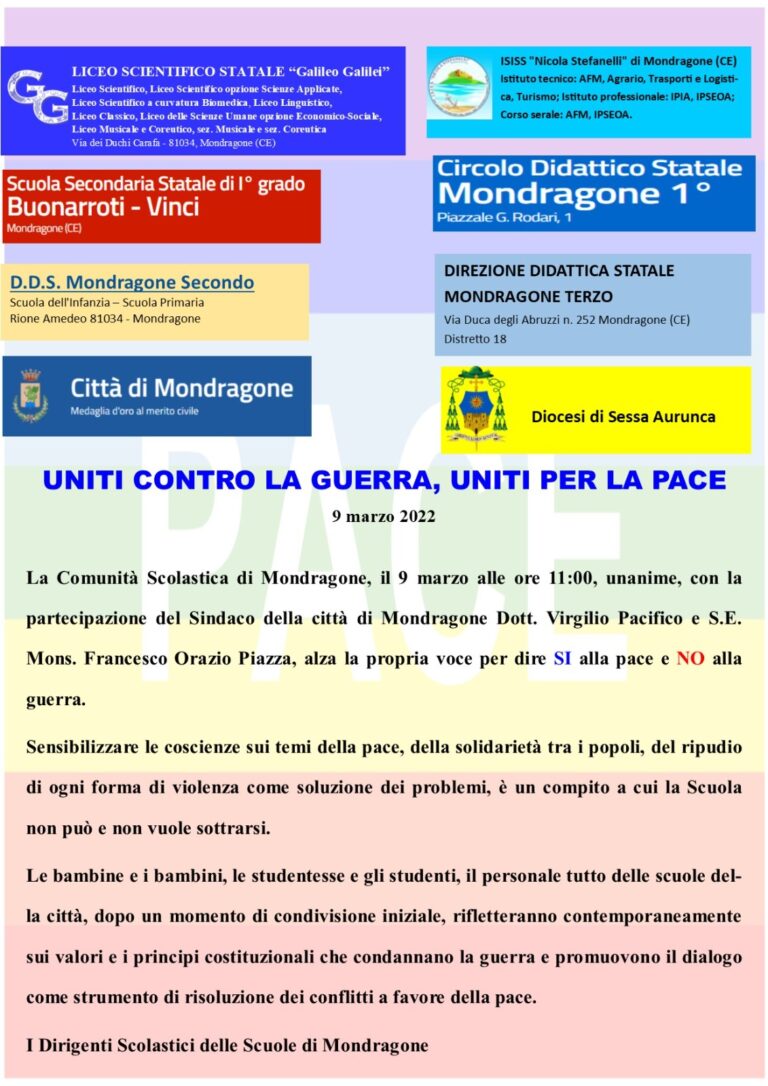 Mondragone-Uniti per la pace.