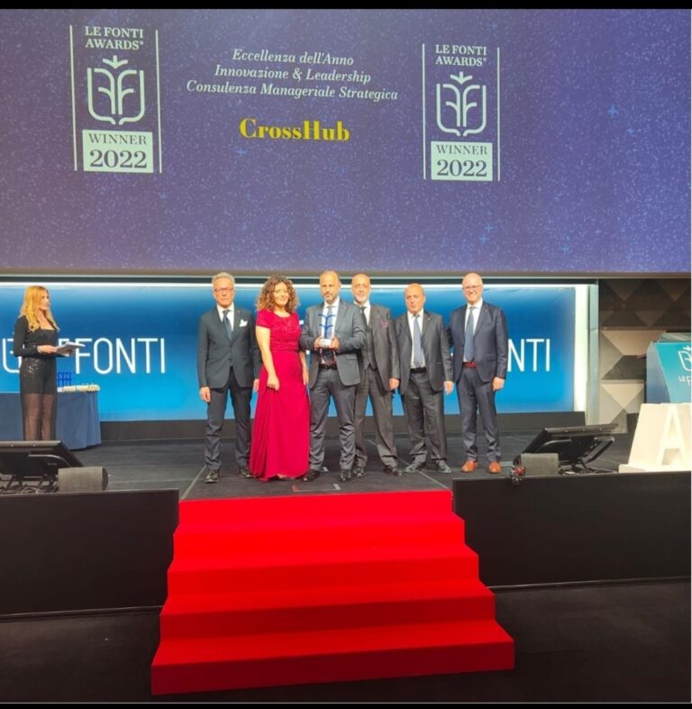 Le Fonti Awards 2022: Cross Hub premiata come “Eccellenza dell’anno”