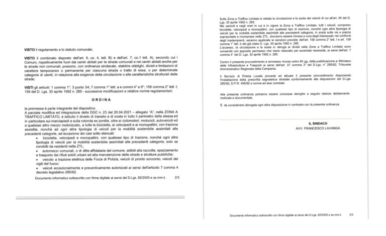 Mondragone- Nuovo regolamento per la circolazione di monopattini, biciclette elettriche e simili nella ztl zona mare 3.