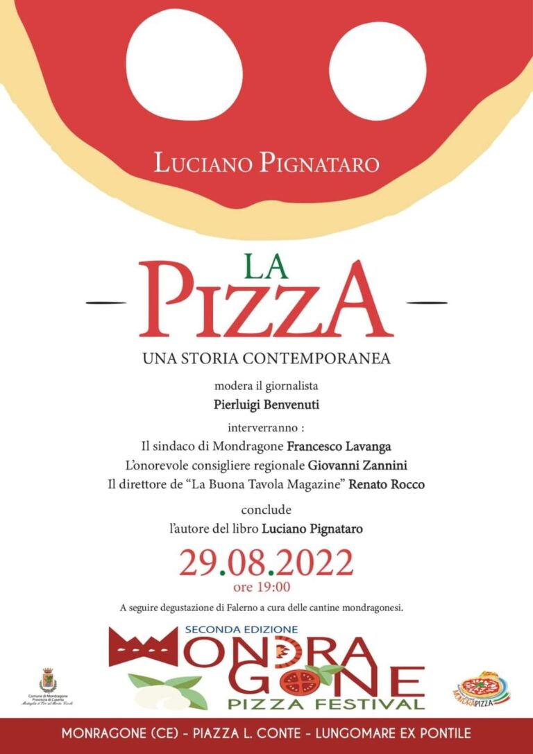 Incontro con Luciano Pignataro al “Mondragone Pizza Festival”