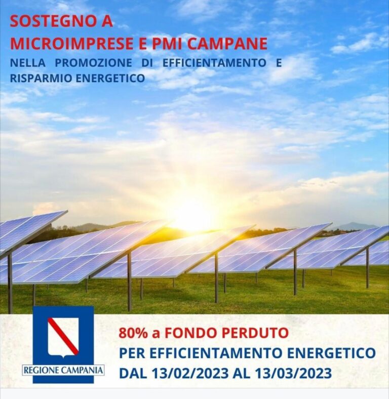 SOSTEGNO A MICRO IMPRESE E PMI CAMPANE