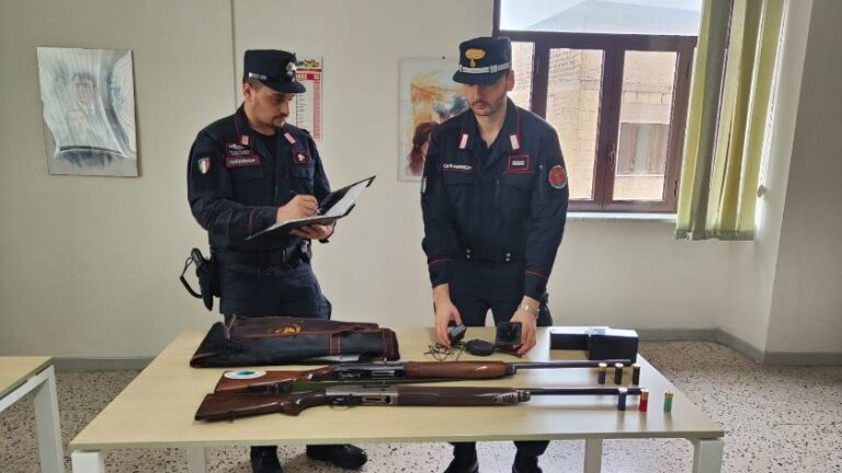 CELLOLE (CE): I CARABINIERI FORESTALE DEL NUCLEO DI SESSA AURUNCA (CE) DENUNCIANO DUE PERSONE SORPRESE AD ESERCITARE LA CACCIA DI FRODO CON L’UTILIZZO DI RICHIAMO ACUSTICO ELETTROMAGNETICO VIETATO